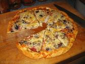 Spinach Mushroom Pizza