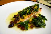 Layered Salmon Spinach Terrine