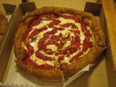 Spinach Stuffed Pizza