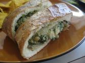 Spinach With Pine Nut Dressing