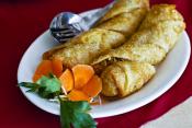 Baked Chinese Spring Rolls With Cabbage