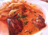 Green Peppercorn Steak With Mustard Sauce