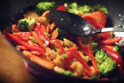 Stir Fried Chicken With Black Pepper Sauce