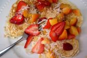 Coconut Strawberry Charlotte
