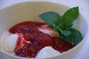 Strawberry Compote Crepes