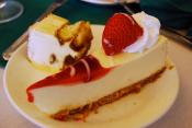 
Strawberry And Cream Cheesecake