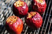 Mosaic Of Macaroon Stuffed Fruits