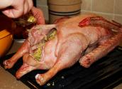
Goose Stuffed With Sauerkraut