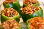 Shrimp Stuffed Green Peppers