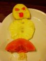 Cheese-stuffed Papayas
