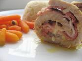 Stuffed Pork Roll With Mortadella