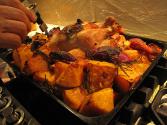 Oyster Stuffed Roast Chicken