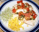 Artichoke-stuffed Red Snapper