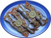 Vegetable Stuffed Trout