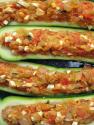 Cheddar & Herbs Stuffed Zucchini