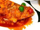 Sweet Sour Fish And Cherries