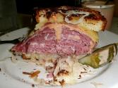Swiss And Beef Grilled Cheese Sandwich