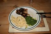 Swordfish Steaks With Mushrooms