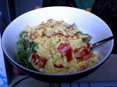 Tagliatelle With Chicken And Spinach