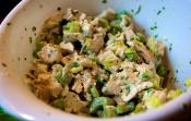Tarragon Chicken Salad On Radicchio