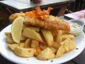 Shallow Fried Fish Tempura With Two Sauces