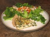 Tofu-spinach Quiche