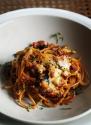 Tomato Cheese Pasta With Baked Chicken