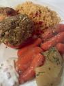 Cold Rice Stuffed Tomatoes