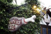Barbecued Turkey Leg
