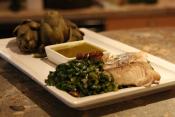 Turnips Sauteed With Greens