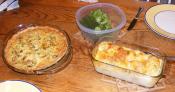 Bass With Vegetables And Cream Sauce