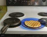 Waffle Iron Brownies
