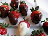 White Chocolate Dipped Strawberries