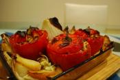 Wild Rice Stuffed Peppers