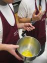 Zabaglione With Raspberries