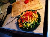 Zucchini Basil Toss