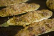 Sausage Zucchini Boats 