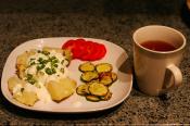Zucchini With Corn & Peppers