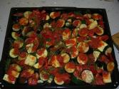 Zucchini With Tomatoes And Garlic