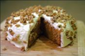 Food Processor Carrot Cake With Cream Cheese Frosting