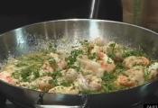 Italian Meal - Shrimp With Breadcrumbs, Pasta Bolognese, Bruscetta