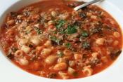 Italian Vegetable And Pasta Soup - Minestrone Soup