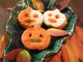 Jack O'lantern Mini Turkey Sandwich