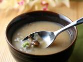Japanese Miso And Mushroom Soup