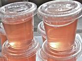Pink Nuvo Jello Shots