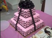 Pink Three Tier Cake Part 3  - Finalization