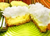 Baked Key Lime And Coconut Cheesecake