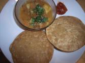 Rajasthani Spicy Dal-stuffed Bread (urad Dal Poori)