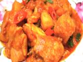 Korean Food: Spicy Chicken With Vegetables (닭볶음탕)