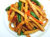 Korean Food: Fried Fish Cake With Soy Sauce (간장 오뎅볶음)